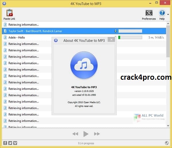 4K YouTube to MP3 PRO