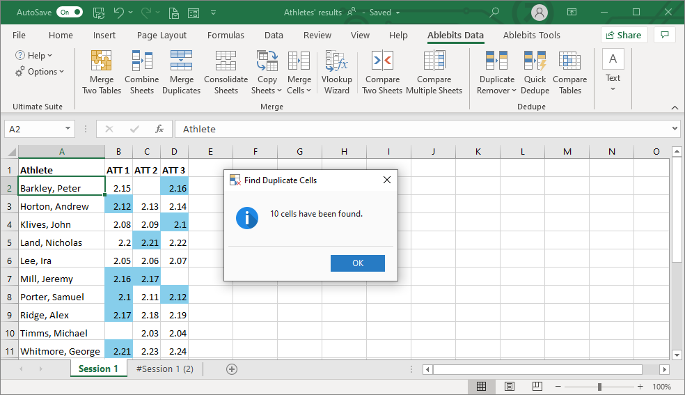ultimate suite for excel