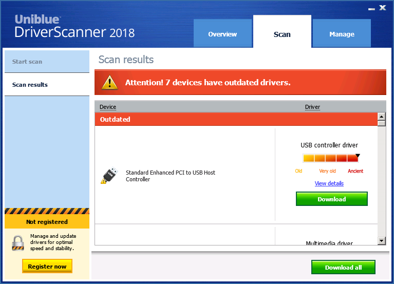 Uniblue DriverScanner Crack